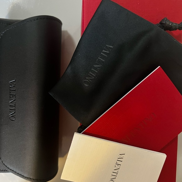 Valentino Red Havana Sunglasses. Brand new never worn. Comes with case & sleeve